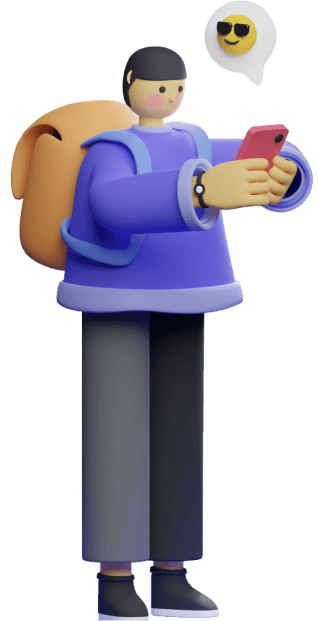 Grafika 3D przedstawiająca Aprov-it - nowoczesne rozwiązania IT i aplikacje