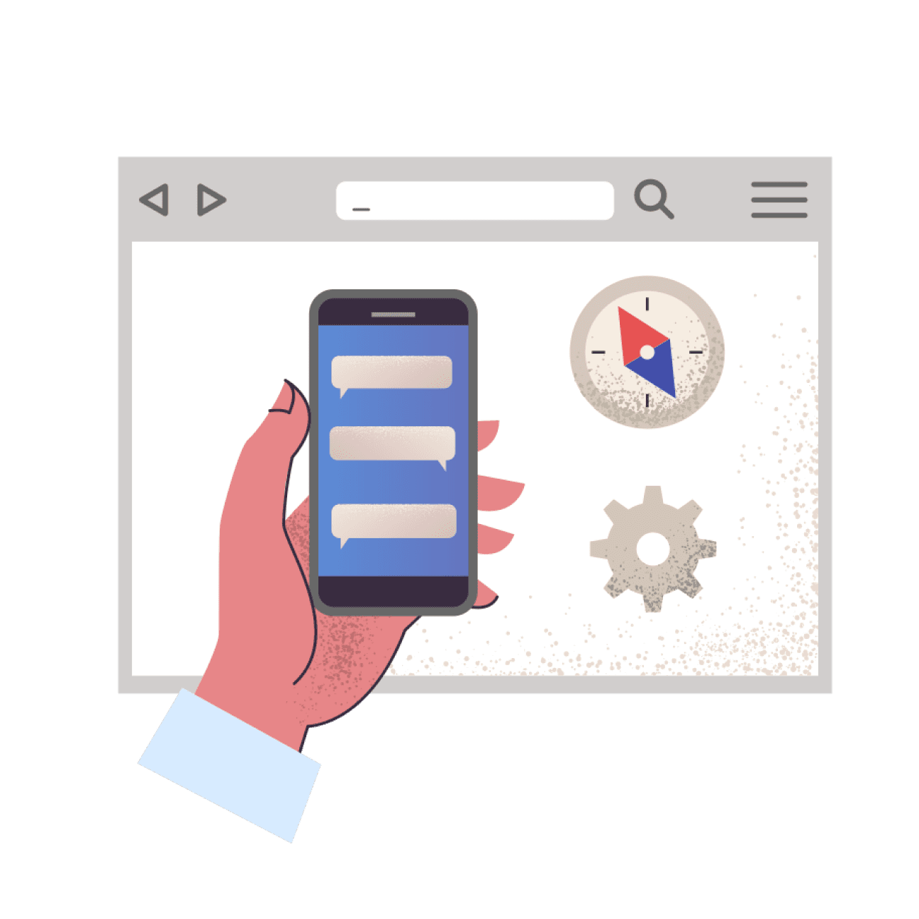 Strony i Aplikacje Internetowe - ikona usługi